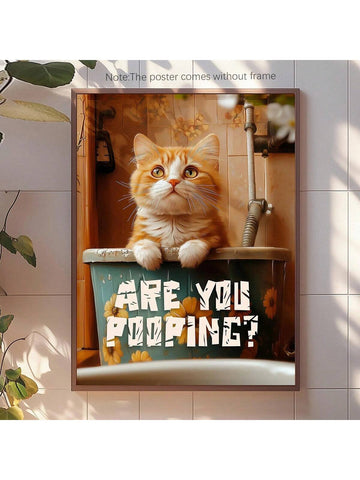 Add a purr-sonal touch to your home decor with our Whimsical Cat Duo Wall Art! Featuring playful pink and black cat prints, it's the purr-fect addition to any room. Meow that's what we call feline-tastic decorating! (Note: Does not come with actual cats.)