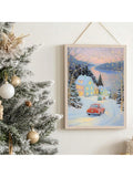 Transform your walls into a magical winter escape with these enchanting Christmas village canvas prints. Each piece captures the charm of a snow-dusted wonderland, complete with twinkling lights, cozy cottages, and festive details that spark holiday joy. Perfect for creating a warm, inviting atmosphere throughout your home, these whimsical designs bring the magic of the season to life. Whether displayed in your living room, bedroom, or entryway, they're an effortless way to spread Christmas cheer and add th