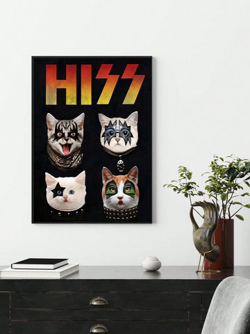 Elevate your home decor with our Whimsical Cool Cat Canvas Poster. Featuring a charming and playful cat, this high-quality poster is the purrfect addition to any room. Add a touch of whimsy and personality to your space with this unique and eye-catching piece.