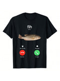 Dive into fun with this Whimsical Fish Graphic T-Shirt featuring playful phone call reminders in an accept or decline style. Perfect for those who love quirky designs and a splash of humor, this tee adds a lighthearted touch to your casual wardrobe. Comfortable and eye-catching, it’s a great conversation starter wherever you go.