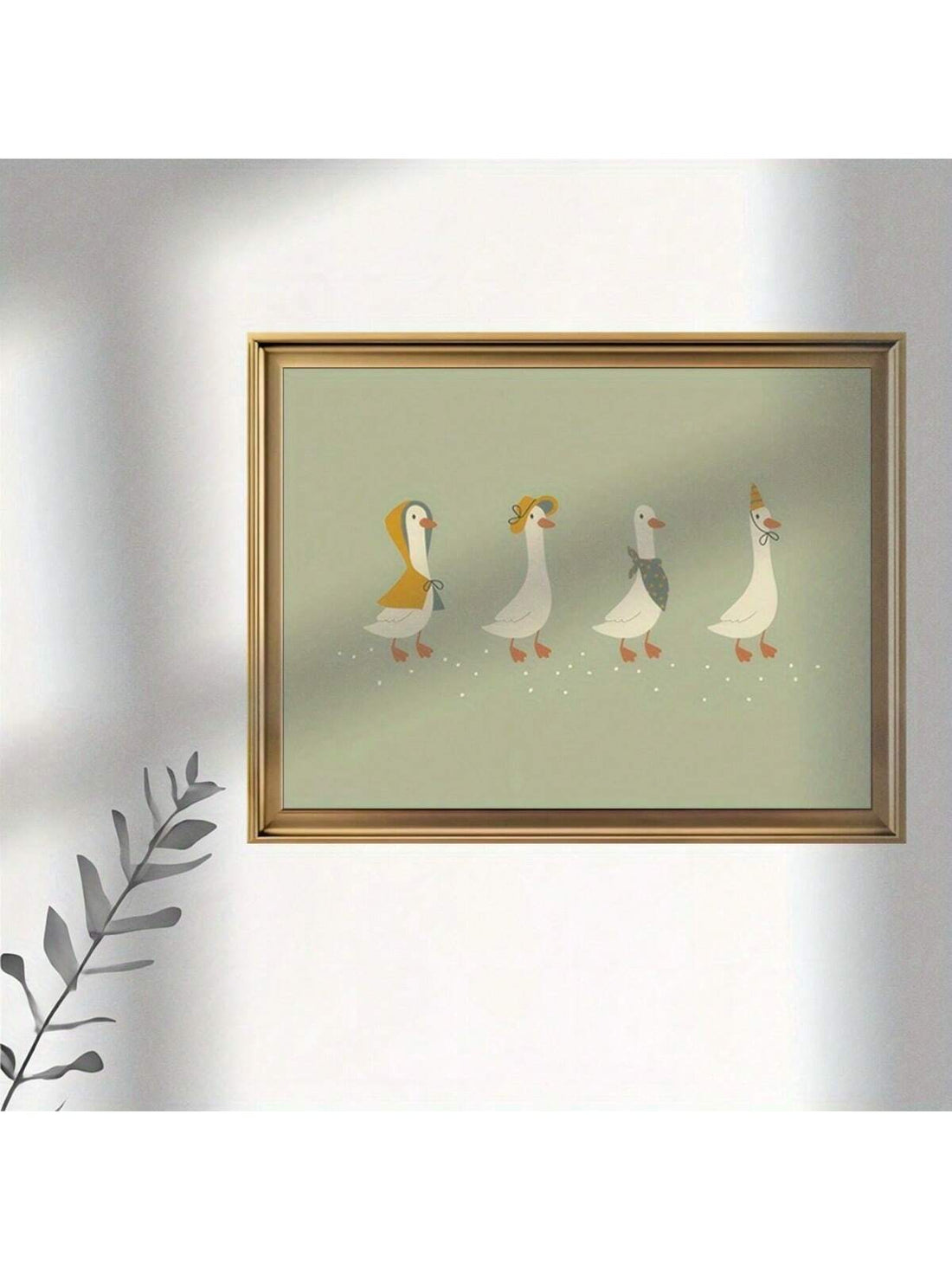 This Whimsical Geese Parade Canvas Art Print is the perfect addition to any home or office space, bringing a touch of charm and whimsy to your decor. The frameless design adds a modern touch, while the high-quality canvas and vibrant colors make for a stunning display. Elevate your space with this delightful art piece.
