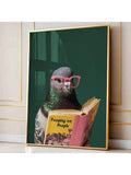 Transform your bathroom or any room into a conversation starter with this Whimsical Pigeon Pooping Wall Art. This unique canvas print delivers unexpected humor that's guaranteed to make guests do a double-take. Perfect for those who appreciate quirky décor with personality, this playful pigeon adds a splash of fun to even the most ordinary spaces.