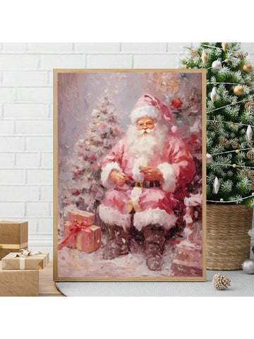 Bring festive cheer with a fun twist! This whimsical pink Santa canvas art adds a playful pop of color to any space. Perfect for those who love Christmas with a girly edge, it's ideal for bedrooms, dorms, living rooms, or anywhere you want to spread holiday joy. The vibrant design captures Santa's spirit while celebrating your unique style. Whether you're decorating for the season or adding year-round festive flair, this charming piece brings warmth, personality, and a smile to your walls.