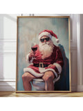 Add a touch of holiday cheer and laughter to your space with this Whimsical Santa Canvas Wall Art. Perfect for the bathroom or any festive corner, Santa’s playful pose brings humor and warmth to your holiday decor. Brighten your home with this unique piece that combines Christmas spirit with a cheeky twist, making every day feel merry and bright.
