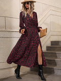 Get ready to unleash your wild side with our Wild Elegance Leopard Print Dress! With lantern sleeves and a split thigh, this dress is perfect for a night out on the prowl. Show off your fierce fashion sense in this must-have piece.