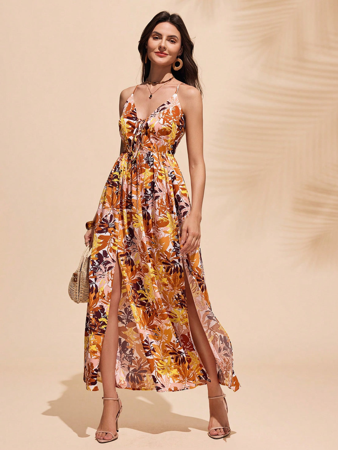 Summer is coming and so is this Elegant Floral Print Split Dress! Made for the fashion-forward woman, it boasts a lightweight, sleeveless design with a trendy split, perfect for warm weather. Make a statement with the elegant floral print and turn heads wherever you go.