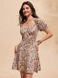 Get ready to turn heads in our Women's Elegant French Countryside Floral Dress! Perfect for special occasions, this dress features delicate lace patchwork and a charming floral design for a touch of country chic. Elevate your style and make a statement with this stunning dress!