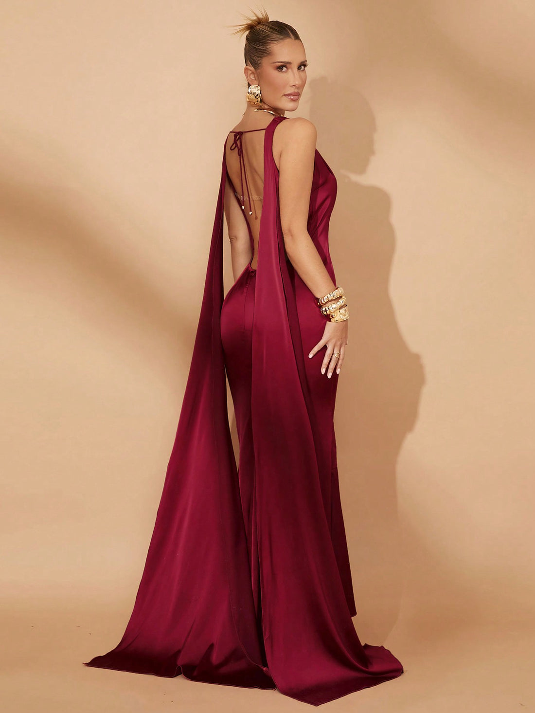 Turn heads and steal the spotlight with this Women's Extra Long Metal Decor Bodycon Dress. Designed to hug your curves in all the right places, its sleek metal accents add a touch of edgy sophistication. Perfect for nights when you want to feel confident, elegant, and irresistibly stylish—because every step you take should be unforgettable.