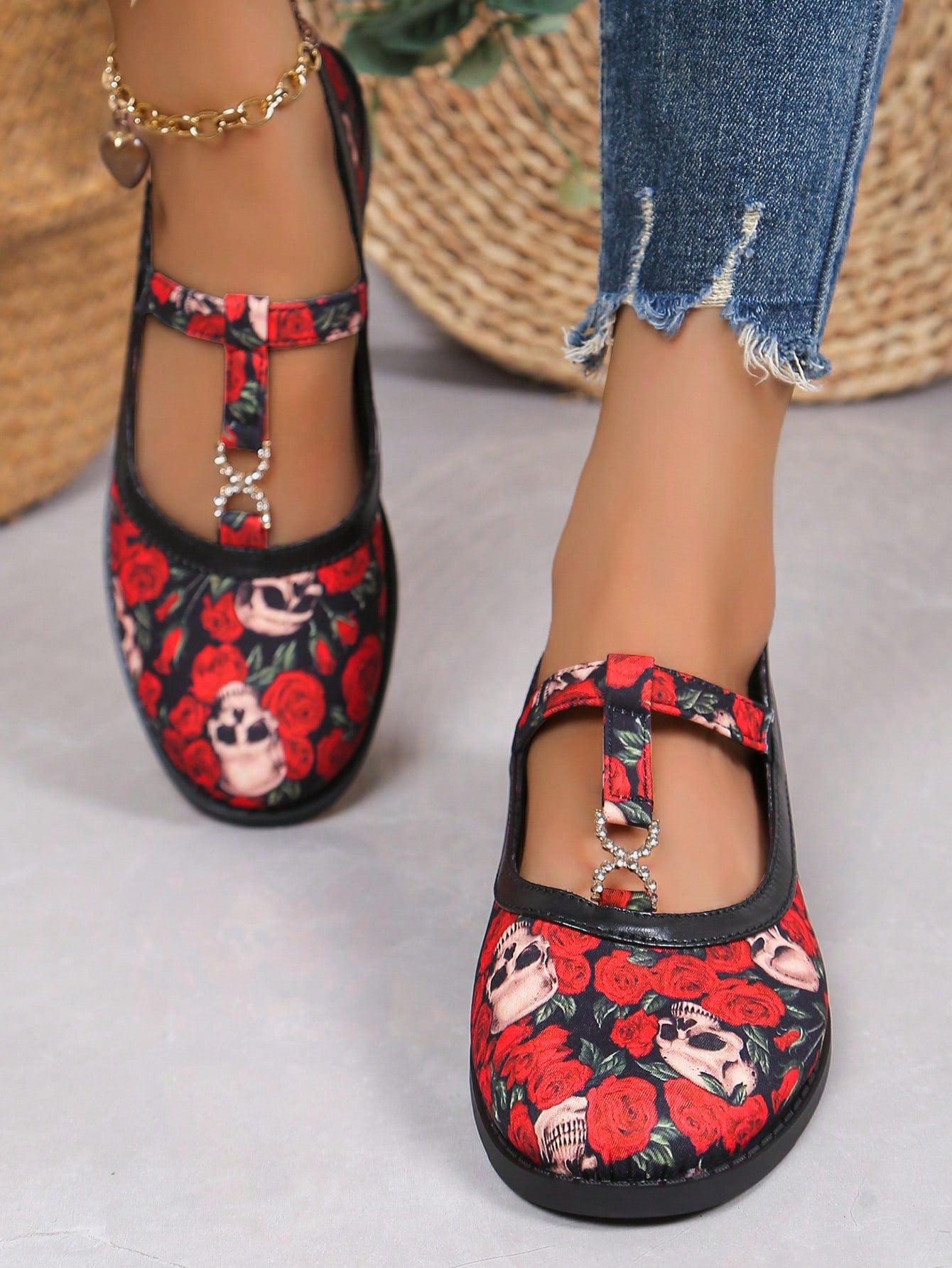 Elevate your style with our Women's Pearl Rose Lolita Style Slip-On Shoes. The elegant pearl and rose details, combined with the hollow design and soft bottom, provide both fashion and comfort. Perfect for any occasion, these shoes will add a touch of sophistication to your outfit.