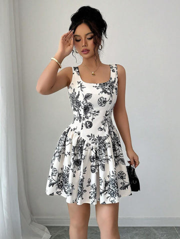 Turn heads and stay cool with this Women's Sleeveless Flare A-Line Summer Dress. Its breezy design and flattering flare make it perfect for sunny days and casual outings. Lightweight and comfy, it keeps you feeling fresh while looking effortlessly stylish. Embrace the summer vibe with playful ease!