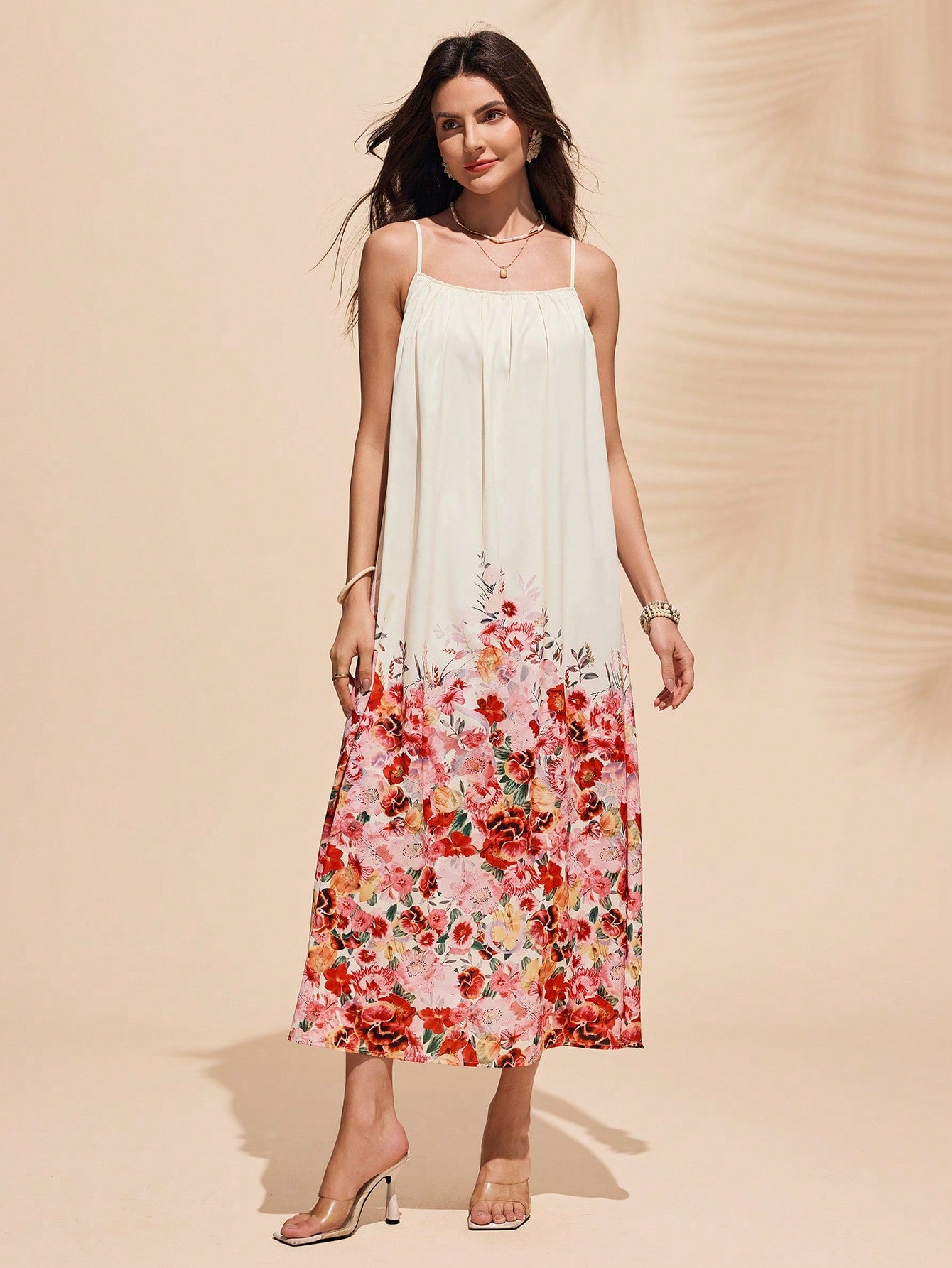 Women's Sleeveless Printed Resort Dress - Casual Chic for Every Occasi – CANARY HOUZE