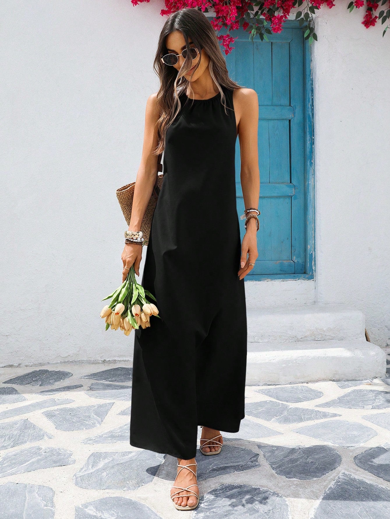 Twirl into spring with our Sleeveless Ruffle Hem Dress! This flirty number features a flattering silhouette that dances with every step, making it your go-to for both destination weddings and vacation adventures. The playful ruffles add just enough sass while keeping things classy enough for those "I do" moments. Pack it, wear it, and collect compliments in it – no ironing required!