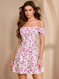 This off-shoulder midi dress is the perfect vacation outfit for women. Its slim fit flatters your figure, while the off-shoulder style adds a touch of allure. Whether you're strolling on the beach or sipping cocktails by the pool, this dress will make you feel comfortable and stylish. No need to compromise fashion for comfort on your next vacation with this perfect vacation outfit!