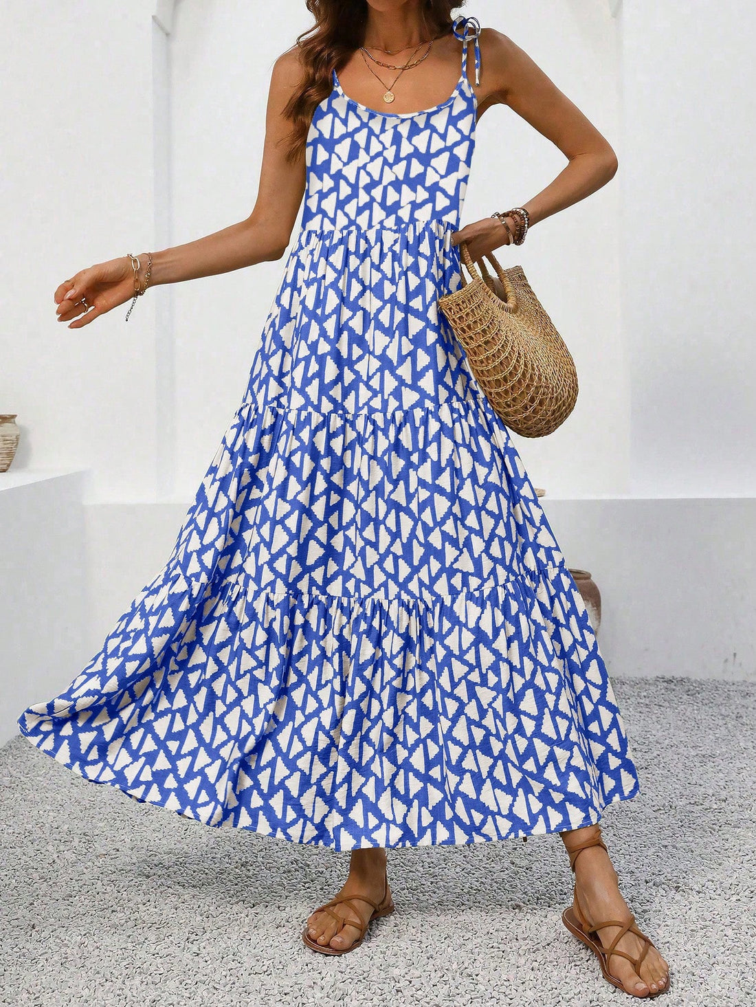 Get ready to turn heads on your summer beach vacation with our Women's Strapless Maxi Dress! This perfect printed outfit not only provides effortless style, but also keeps you cool and comfortable in the warm weather. Say goodbye to strap tan lines and hello to fun in the sun!