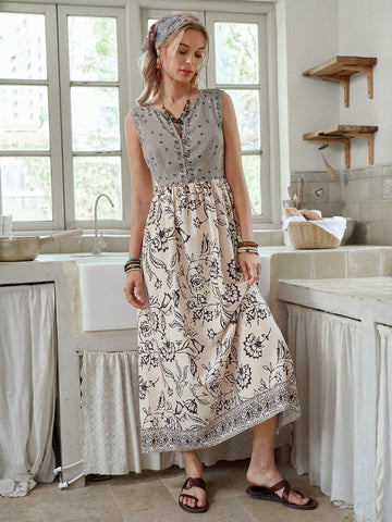 Embrace sunny days in this playful striped floral button-down dress! The perfect vacation companion, it transitions effortlessly from beachside strolls to evening dinners. With its breezy silhouette and eye-catching pattern, you'll collect compliments faster than seashells. Pack light, look fabulous, and make this summer's memories even more picture-perfect!