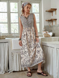 Embrace sun-soaked days in this playful striped floral dress! The sleeveless design keeps you cool while the button-down front adds a touch of charm. Perfect for beach strolls, brunches, or simply looking fabulous while running errands. This effortless summer staple transitions from day to night with just a change of accessories!