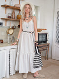 Step into effortless style with this Women's Striped Loose Fit Sleeveless Dress. Perfect for casual vacations or everyday adventures, its breezy design keeps you cool and comfy all day long. The playful stripes add a fun twist to your look, making it easy to dress up or down wherever you go.