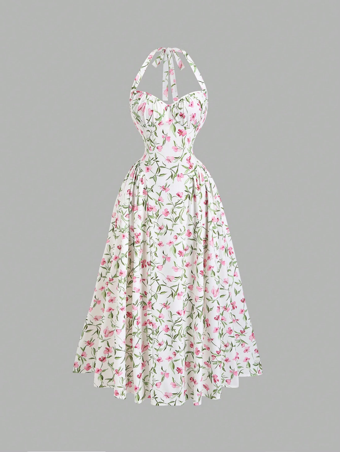 Step into sunshine with this Women's Summer Flare Dress, featuring a lively printed design that brings effortless elegance to your warm-weather wardrobe. Its flared silhouette moves with you, adding a playful bounce to every step. Perfect for brunches, beach days, or casual strolls, this dress combines comfort and style for a carefree, chic look all summer long.