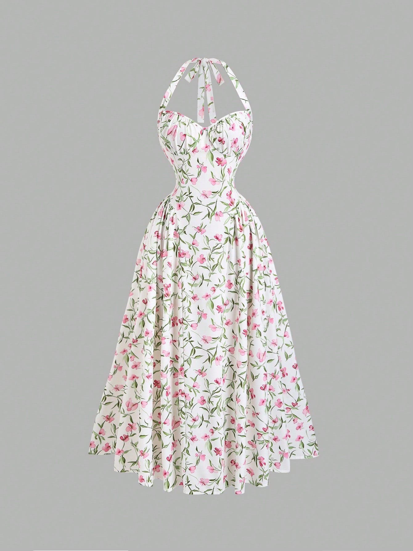 Step into sunshine with this Women's Summer Flare Dress, featuring a lively printed design that brings effortless elegance to your warm-weather wardrobe. Its flared silhouette moves with you, adding a playful bounce to every step. Perfect for brunches, beach days, or casual strolls, this dress combines comfort and style for a carefree, chic look all summer long.