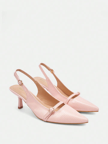 Elevate your style with these white pointed stiletto sandals. Crafted with comfort and elegance in mind, these sandals will bring sophistication to any outfit. With a pointed design and stiletto heel, your legs will appear longer and leaner. Perfect for adding a touch of class to any occasion.