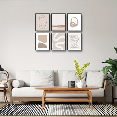 Boho Chic Canvas Poster Set for Modern Art Enthusiasts - Ideal Gift for Home Decor and Fall Room Decoration