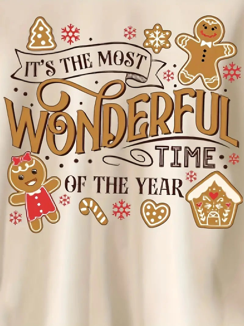 This festive Christmas sweatshirt features a fun and vibrant print, perfect for the holiday season. Made with soft polyester, it provides a comfortable and casual look with a crew neck style. Spread joy and stay cozy with this must-have addition to your winter wardrobe.