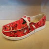 Stylish Women's Christmas Print Canvas Shoes: Casual, Lightweight, and Fashionable Sneakers