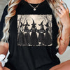 Witchy Forest Vibes: Girls Crew Neck T-Shirt for Spring and Summer