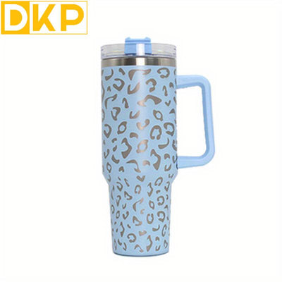 The Leopard Tumbler 40oz is the perfect choice for any outdoor adventure. This portable car tumbler is leakproof and offers 40oz of capacity, allowing you to stay hydrated during long trips. Its perfect for camping, traveling, and other outdoor activities.