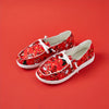 Stylish Women's Christmas Print Canvas Shoes: Casual, Lightweight, and Fashionable Sneakers