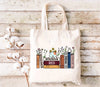 Stylish and Versatile: Albumts Books Canvas Tote Bag - A Lightweight Shoulder Bag for Work or Shopping