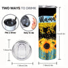 20oz Mama Bear Sunflower Glitter Tumbler - Perfect Gift for Thanksgiving and Mother's Day