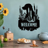 Lab Welcome Sign: Stylish Metal Wall Art for Indoor and Outdoor Home Decor - Perfect Gift for Science Enthusiasts