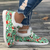 Warm and Trendy: Women's Fashion Christmas Snow Boots with Santa Claus, Elk, Snowman Cartoon Patterns