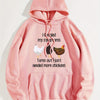 Cute and Cozy: Cartoon Chicken Print Hoodie - A Must-Have for Winter/Fall in Women's Clothing