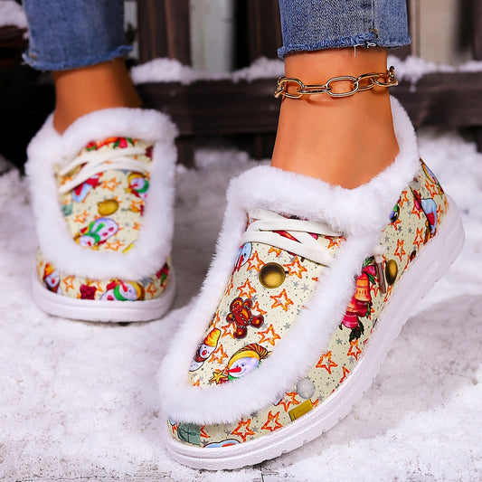 Stay warm and stylish this winter in Snowman Christmas Bliss Snow Boots. The festive embellishments add a touch of Christmas cheer to your look, while the plush lining will keep your toes toasty. Perfect for women of all ages.
