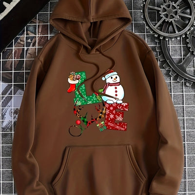 Festive Comfort: Christmas Pattern Hoodie - Dress Casual and Stay Warm this Winter/Fall