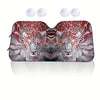 Stay Stylish and Protected: Leopard Print Car Sun Visor - The Ultimate UV Ray Blocker!