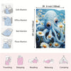 Ultra-Soft Octopus Daisy Pattern Blanket: Perfect Casual Sofa Throw for All-Day Comfort - High-Definition Digital Printing for a Vibrant Look - Multifunctional & Skin-Friendly Flannel Blanket