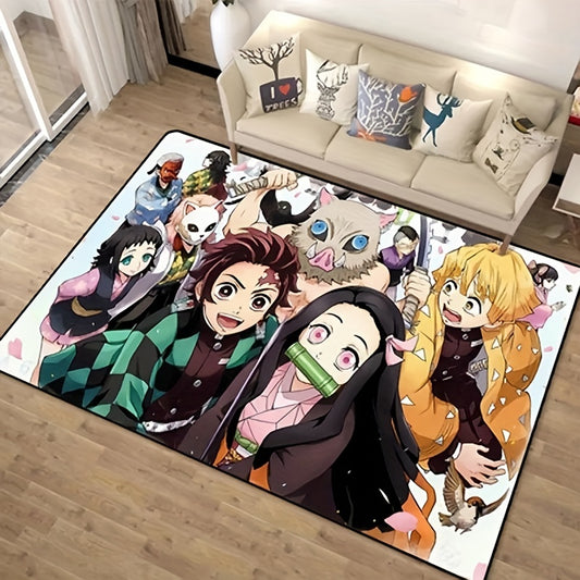 This stylish Japanese Manga Floor Mat adds a unique touch to any living space. Made from durable, lightweight polyester, it's ideal for a variety of surfaces. Featuring charming anime-inspired and kawaii designs, it's sure to elevate your decor. Plus, its low-maintenance care makes it easy to maintain.