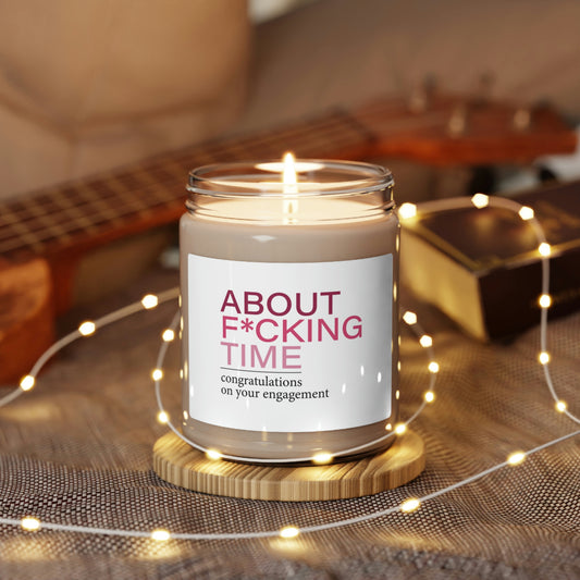Partner Gift, F*cking Time Candle, Soy Candle 9oz CJ03