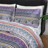 Vintage Charm: 3-Piece Retro Striped Printed Bedding Set with 1*Duvet Cover + 2*Pillowcases, Without Core