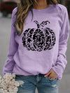 This Halloween Pumpkin Pattern Sweatshirt is the perfect way to stay both spooky and stylish. The soft, crew neck and long sleeves provides comfortable warmth and the colorful Halloween design is sure to make you stand out. Get ready for the holiday season in this fun and fashionable sweatshirt.