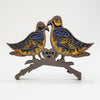 Enchanting Turtle Dove: Exquisite 3D Wooden Art Carving for Home Décor and Memorable Holiday Gift