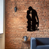 Forever Love: Romantic Metal Wall Sculpture for Couples - Perfect Anniversary Gift and Home Decoration