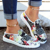 Multicolor Floral Print Women's Canvas Shoes - Lightweight and Casual