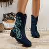 Stylish and Comfortable Women's Printed Chunky Heel Boots: A Perfect Blend of Fashion and Function