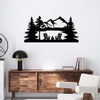 Wanderlust Mountain Metal Wall Art: A Perfect Housewarming Gift and Home Décor Marvel