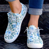 Chic and Comfortable: Women's Floral Print Loafers with Slip-On Style and Soft Sole