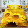 Vibrant Sunflower Dreams: Duvet Cover Set for a Soft and Stylish Bedroom! (1*Duvet Cover + 2*Pillowcases, Without Core)